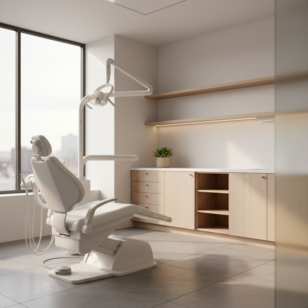 Modern dental treatment room at Seven Corners Dental Care